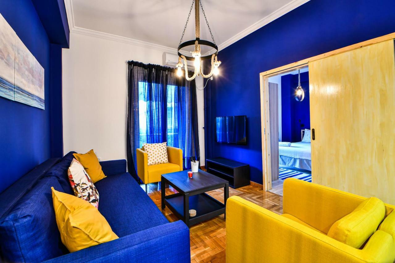 Cozy Blue Apartment By Zain Athens Exterior photo