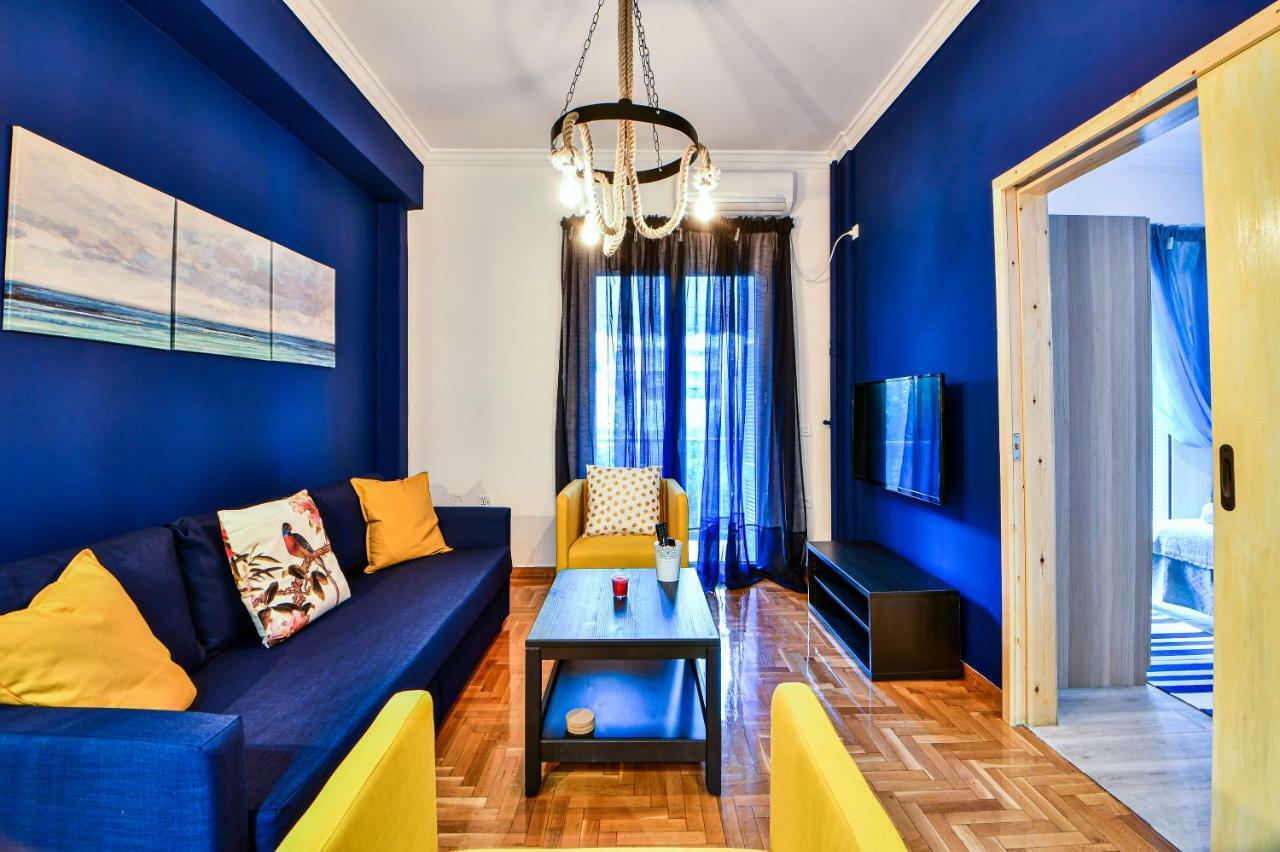 Cozy Blue Apartment By Zain Athens Exterior photo